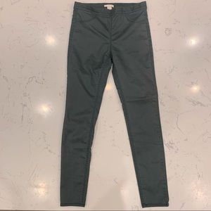 H&M Forest Green Jeggings Size 8